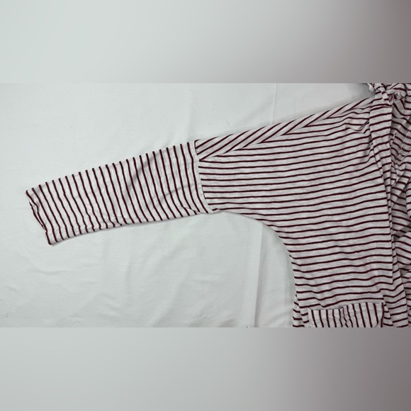 JODIFL Cotton Striped Hooded Swim Beach Pool Cover Up One Size - Picture 6 of 9